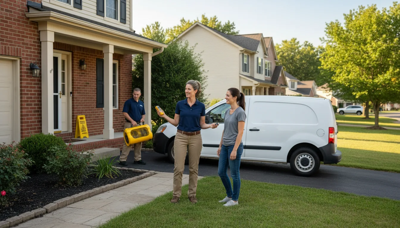 Residential water damage restoration in Prescott, AZ